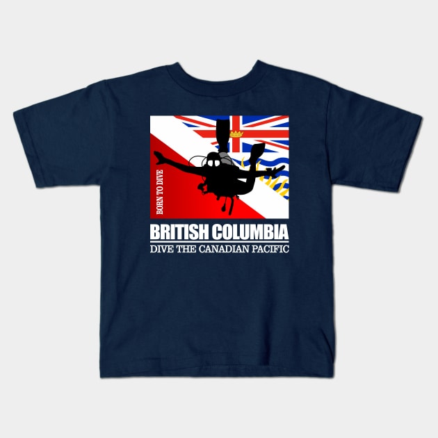 British Columbia DF2 Kids T-Shirt by grayrider